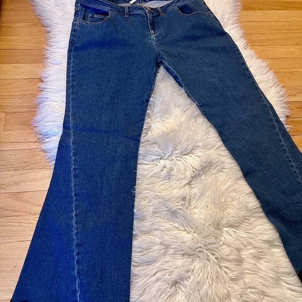 SEE by Chloe Flare Raw Hem with Rick Rack Hem Size Women’s 31 - Picture 2 of 10